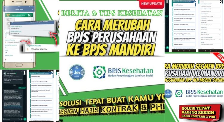 Cara Ubah BPJS Kesehatan dari Perusahaan ke Mandiri Online