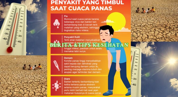 Cuaca Panas Picu Penyakit Kenali 4 Gangguan Sering Muncul