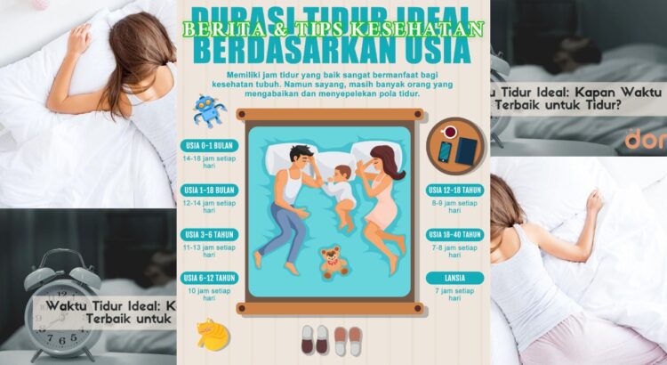 Durasi Tidur Ideal untuk Menjaga Kesehatan Tubuh