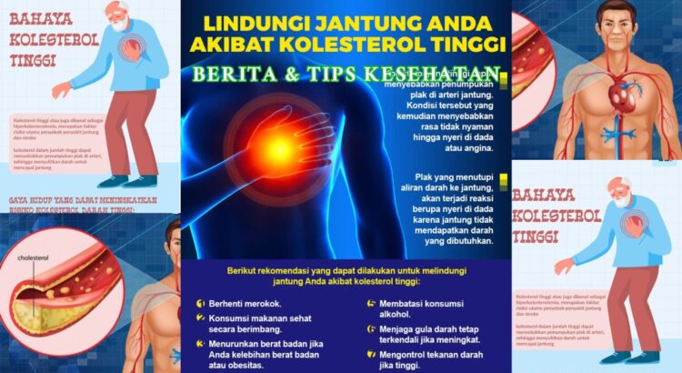 Bahaya Kolesterol Tinggi bagi Jantung, Otak, dan Pencernaan