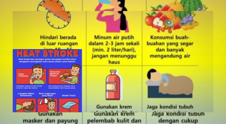 5 Cara Ampuh Cegah Heatstroke saat Cuaca Panas Terik