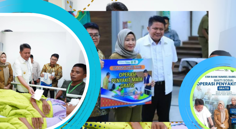 Bank Sumsel Babel Salurkan CSR Rp350 Juta untuk Operasi Mata